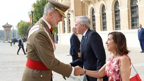 Imagen de archivo. Felipe VI en una visita a Arag&oacute;n.