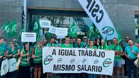 El sindicato CSIF denuncia la falta de personal ante el aumento de trabajo y la ausencia de renovaci&oacute;n generacional en las Oficinas de Extranjer&iacute;as de Arag&oacute;n.