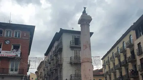 El Torico de Teruel, en el d&iacute;a de la fiesta