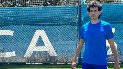 Vallejo, en una imagen de archivo entrenando en la Ciudad Deportiva del Real Zaragoza