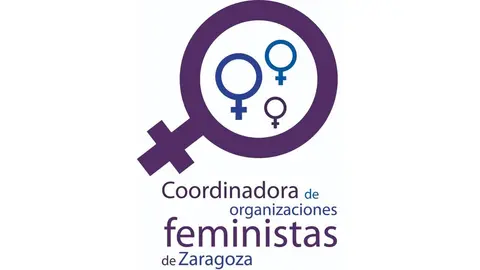 Logo Coordinadora de Organizaciones Feministas de Zaragoza.