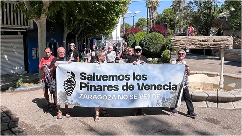 La plataforma ha visitado el terreno sin usar del parque. Foto: V.A.