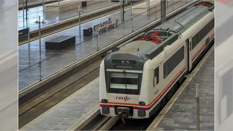 Trenes para ir a San Lorenzo 2025 en Huesca. Foto: Elena Albiac