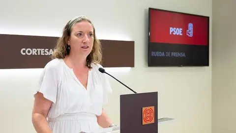 Mar&iacute;a Navarro, diputada en las Cortes por el PSOE. Foto: PSOE Arag&oacute;n