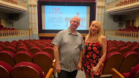Vicky Calavia y Ra&uacute;l Garc&iacute;a en el Festival de Cine de Tarazona