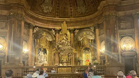 Interior Bas&iacute;lica del Pilar. (Foto: Pilar &Aacute;lvarez)