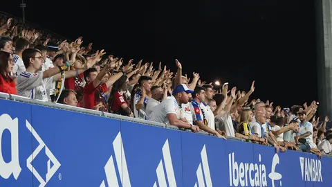 La afici&oacute;n del Real Zaragoza se moviliza para acabar con la mala gesti&oacute;n del club. Foto: Pilar &Aacute;lvarez