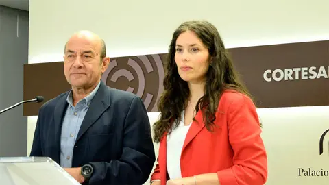 Daniel Alastuey y Alba S&aacute;nchez. Foto: PSOE