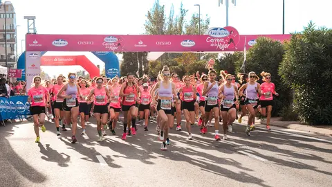 carrera de la mujer