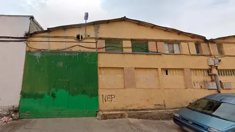 La nave industrial donde presuntamente se ha producido este nuevo accidente laboral en Cadrete (Zaragoza).