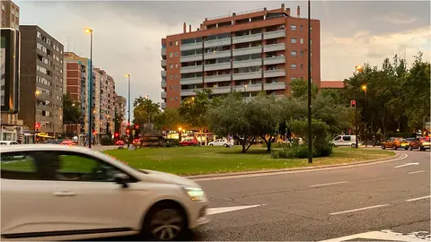 Plaza Mozart este viernes. (Foto: Irina Bellido)