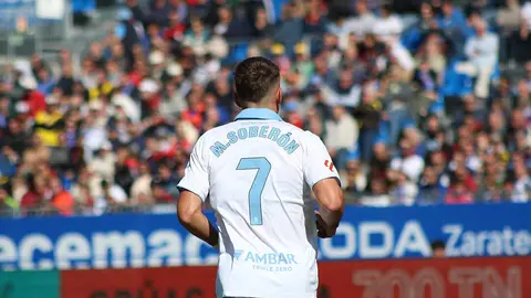 Mario Sober&oacute;n ha vuelto a recuperar el protagonismo con el Real Zaragoza. Foto: Pilar &Aacute;lvarez