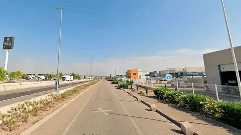La planta se ubicar&aacute; entre Plaza y el pol&iacute;gono Centrov&iacute;a, en La Muela. Foto: Google Maps