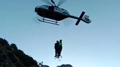 El rescate en Bujaruelo (Torla-Ordesa) a dos j&oacute;venes se prolong&oacute; hasta 10 horas el pasado s&aacute;bado.