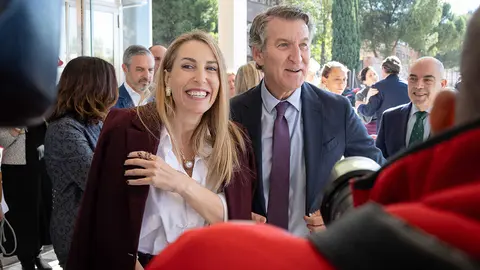 Guardiola y Feij&oacute;o. Foto: Junta de Extremadura
