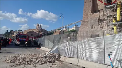 Una parte de la Torre dei Conti. EFE NO USAR