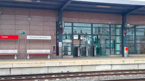 Muere el joven de 22 a&ntilde;os atropellado por un tren en la estaci&oacute;n de Casetas este lunes por la tarde. Foto: A. D.