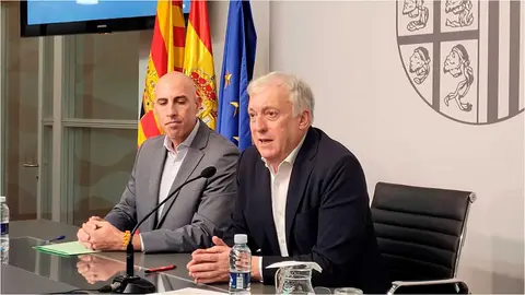Octavio L&oacute;pez ha comparecido en rueda de prensa junto al director general de Transportes, David S&aacute;nchez Fraile
