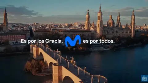 Zaragoza protagoniza el anuncio de Movistar. Foto: Captura spot El Publicista