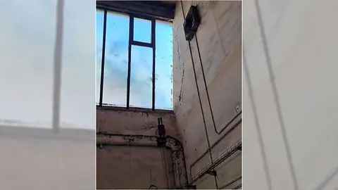 Captura del v&iacute;deo publicado por la plataforma "Tu Miralbueno" sobre los problemas del IES Miralbueno