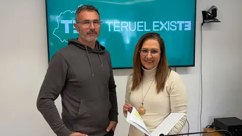 La diputada de Teruel Existe Pilar Buj y el concejal y ganadero Joaqu&iacute;n Gargallo han comparecido sobre le acuerdo UE-Mercosur