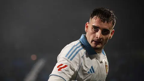 Marcos Cuenca, esta temporada en el Real Zaragoza. Foto: Pilar &Aacute;lvarez