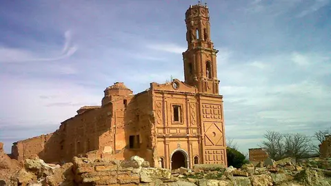Varios hallazgos adelantan el origen del Pueblo Viejo de Belchite al periodo romano. Foto: A.D