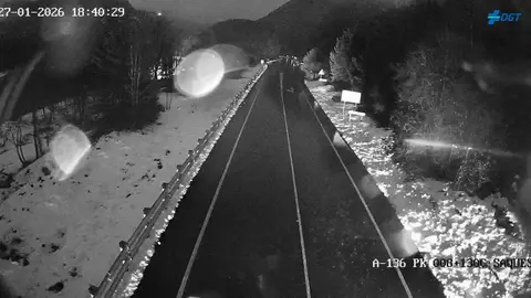 Im&aacute;genes de las c&aacute;maras de Tr&aacute;fico por tramos de carretera en la provincia de Huesca