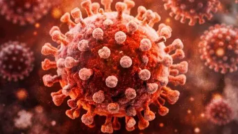 Imagen de un virus generada con IA