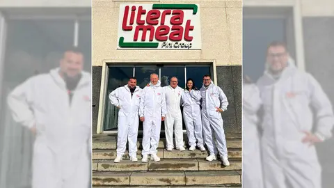 Roca y representantes PAR en Litera Meat