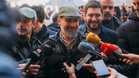 Santiago Abascal este jueves en Teruel. Foto: Vox Arag&oacute;n