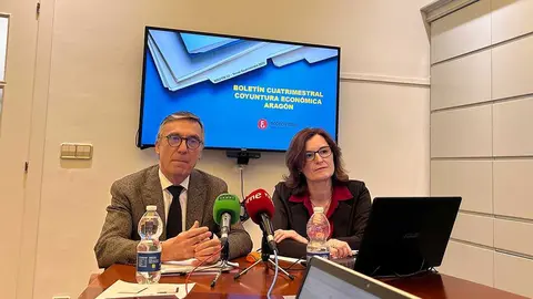 Presentaci&oacute;n del bolet&iacute;n de Coyuntura Econ&oacute;mica este viernes en el Colegio de Economistas. Foto: E.P.