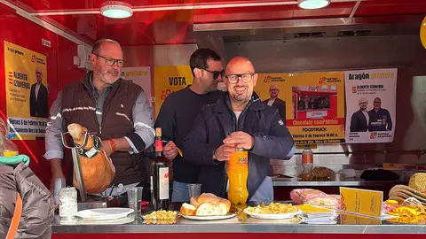 El PAR se ha traslado este viernes con su foodtruck hasta Mora de Rubielos | Foto: PAR