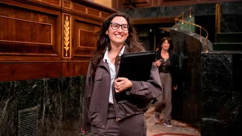 Laura Vergara en el Congreso. Foto: Izquierda Unida