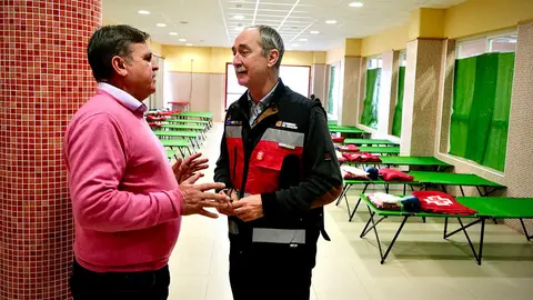 El director general de Interior y Emergencias, Miguel &Aacute;ngel Clavero, visit&oacute; el pasado mi&eacute;rcoles Alfajar&iacute;n | Foto: DGA