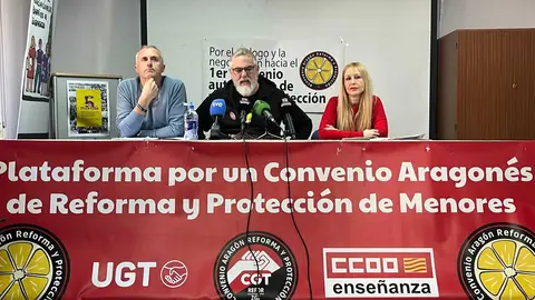 representantes sindicales han anunciado la huelga y explicado las reivindicaciones este lunes. Foto: Arag&oacute;n Press