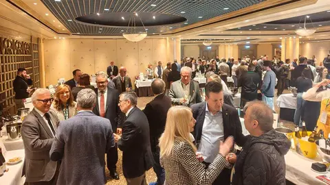 Desarrollo del III Sal&oacute;n Pe&ntilde;&iacute;n este lunes en el Hotel Palafox de Zaragoza: Foto: DGA