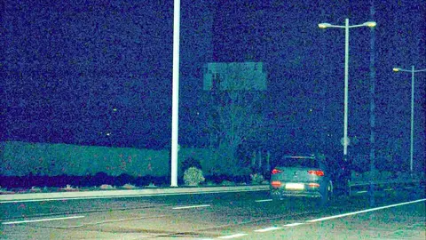 Un radar de la Polic&iacute;a de Zaragoza caz&oacute; a este coche a m&aacute;s de 120 km/h en una v&iacute;a limitada a 50 el pasado domingo.