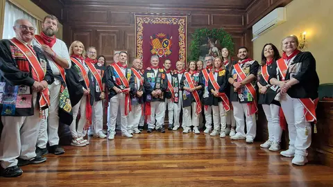 Los concejales del Ayuntamiento de Teruel durante la Fiesta de La Vaquilla | Foto: Ayuntamiento de Teruel