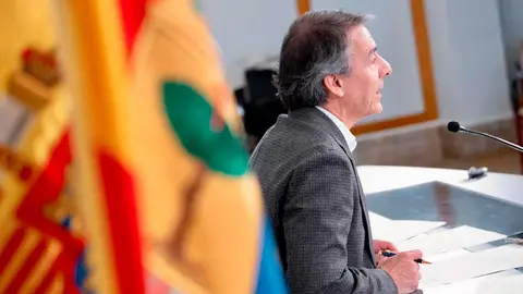 El director general de Pol&iacute;tica Econ&oacute;mica, Javier Mart&iacute;nez, ha valorado los datos del empleo en febrero | Foto: DGA