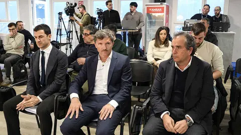 Fernando L&oacute;pez, Lalo y Forc&eacute;n, de izquierda a derecha. Foto: Pilar &Aacute;lvarez