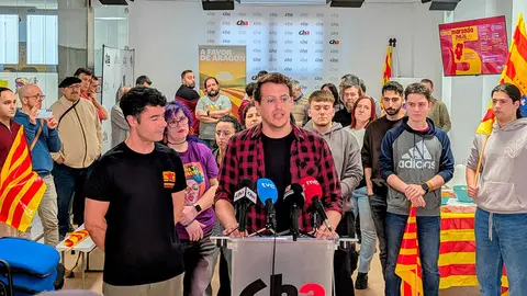 Chunta Aragonesista ha celebrado en su sede la Cincomarzada | Foto: CHA