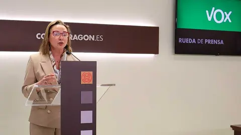 Carmen Rouco este jueves en rueda de prensa. Foto: Vox