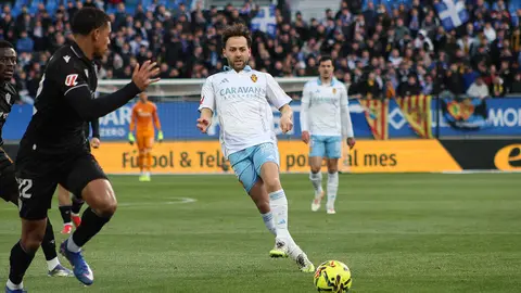 El Real Zaragoza, ante el Almer&iacute;a, saldado con triunfo vital. Foto: Pilar &Aacute;lvarez