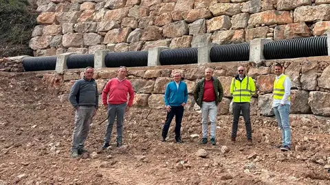 El presidente de la Diputaci&oacute;n de Teruel, Joaqu&iacute;n Juste, ha visitado las obras en las carretera de El Cuervo | Foto: DPT