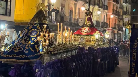 Conoce las procesiones para este martes en Teruel. Foto: @nazarenodeteruel