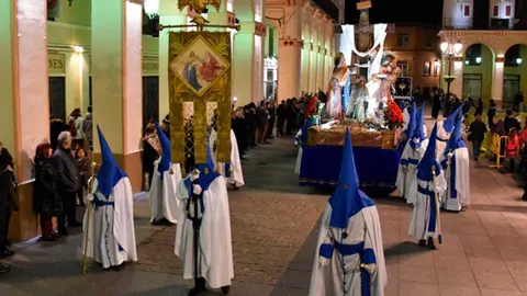 Huesca celebra este s&aacute;bado santo la primera procesi&oacute;n en solitario de El Descendimiento. Foto: Archicofrad&iacute;a de la Sant&iacute;sima Vera Cruz