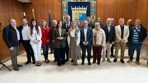 Reuni&oacute;n con agentes pol&iacute;ticos, sociales y econ&oacute;micos este lunes en Teruel a ra&iacute;z del tambaleo del Nudo Mud&eacute;jar. Foto: DGA