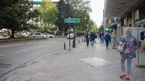 El apag&oacute;n afecta a viviendas y negocios del entorno de paseo Sagasta y paseo Cu&eacute;llar de Zaragoza. Foto de Archivo: Pilar &Aacute;lvarez