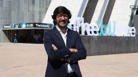 El director de relaciones internacionales de AWS, David Bl&aacute;zquez, esta semana en The Wave. Foto: Pilar &Aacute;lvarez